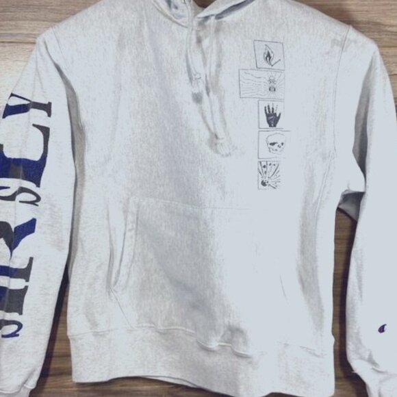 Vintage Sir Reverse Weave Rock Pullover Hoodie - Picture 1 of 9